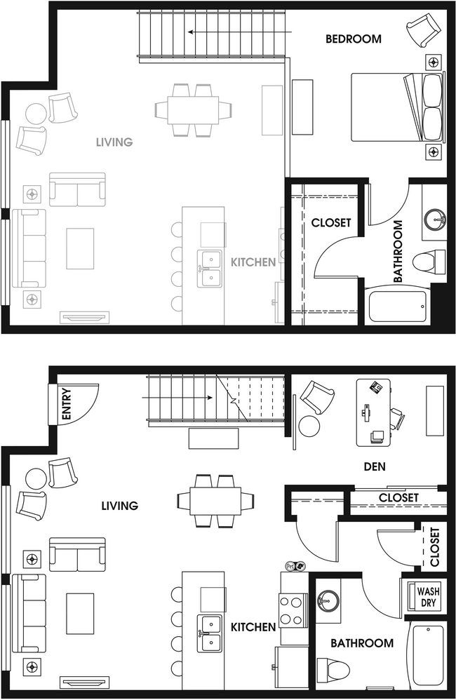 3 Bed / 2 Bath, 1439 sq. ft. floor plan
